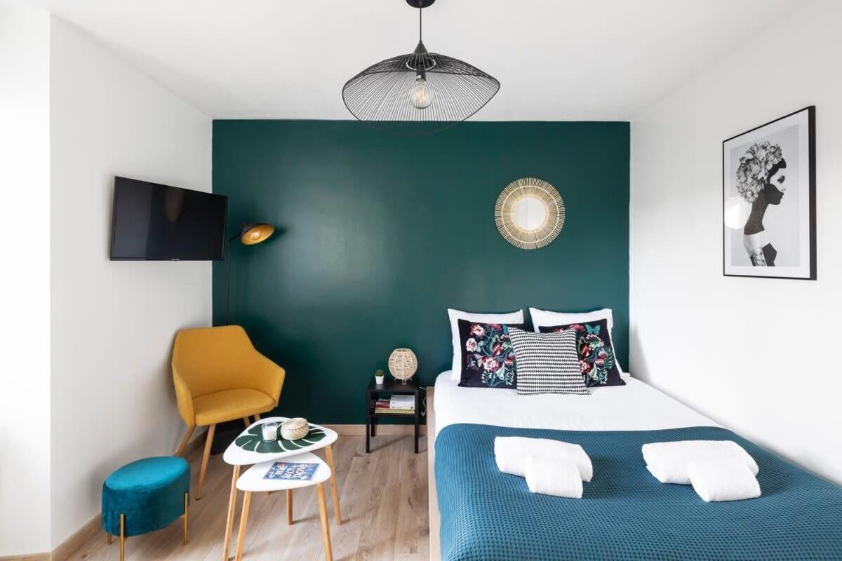 L'ÉDEN studio moderne et lumineux proche centre Rennes Esterno foto